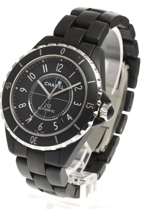 CHANEL J12 H3131 Matte Black Ceramic 42MM Automatic Men\'s Watch_904337 main image 4